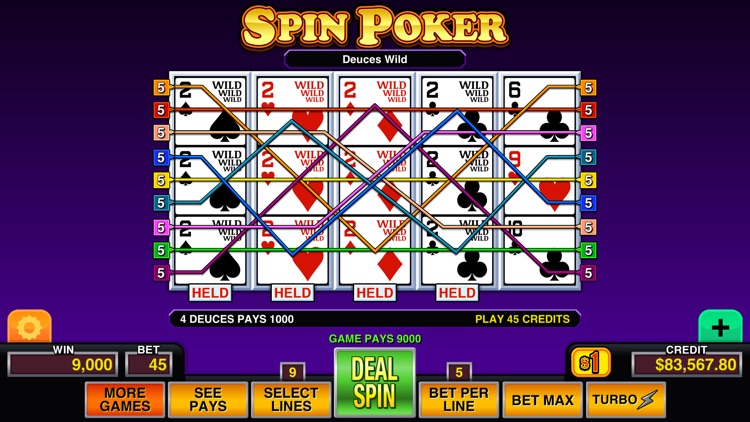 Free Spin Poker Deuces Wild