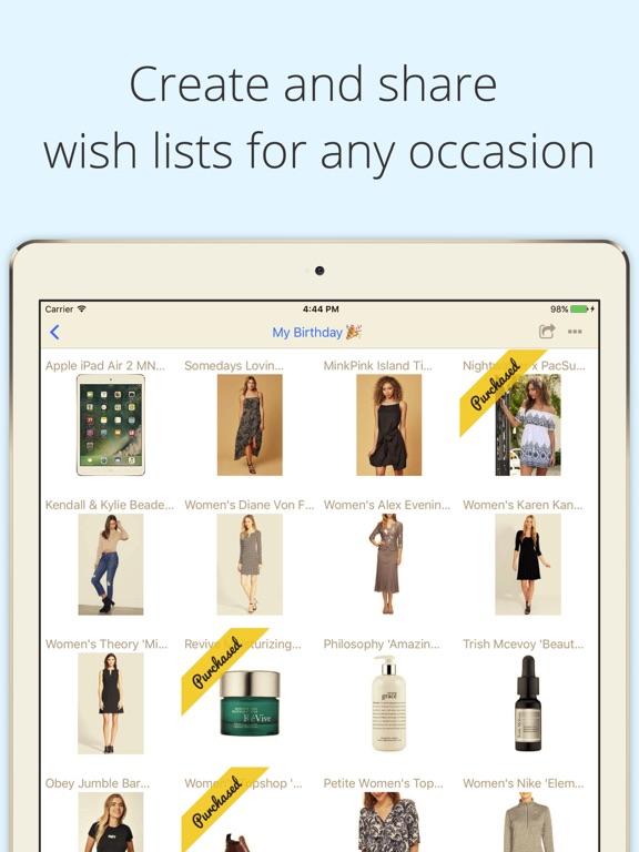 WishMindr - Wish List App screenshot