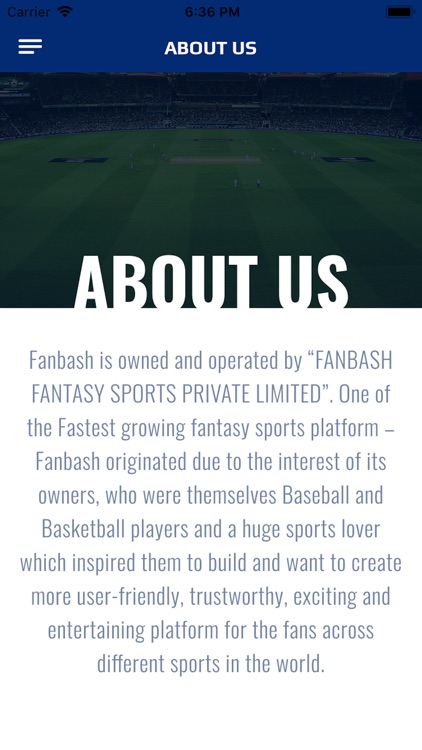 FANBASH FANTASY SPORTS PVT LTD screenshot-3