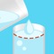 The task is simple: fill up the test tubes with the right amount of water