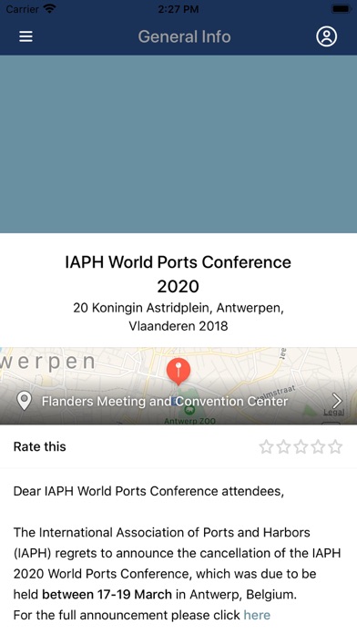 IAPH World Ports Conference screenshot 2
