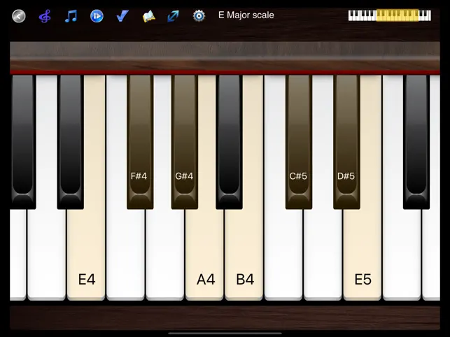 Screenshot 2 Escalas y acordes de piano iphone