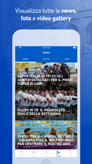 Federazione Italiana Rugby screenshot 3