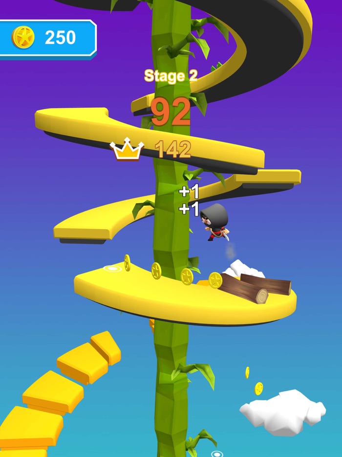 Run Stars Jump on Helix Road