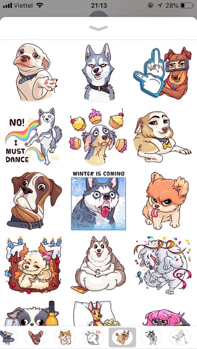 Dog Cute Pun Funny Stickers screenshot 2