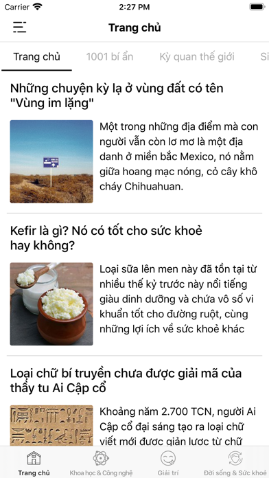 How to cancel & delete Khoa học - Khám phá from iphone & ipad 1