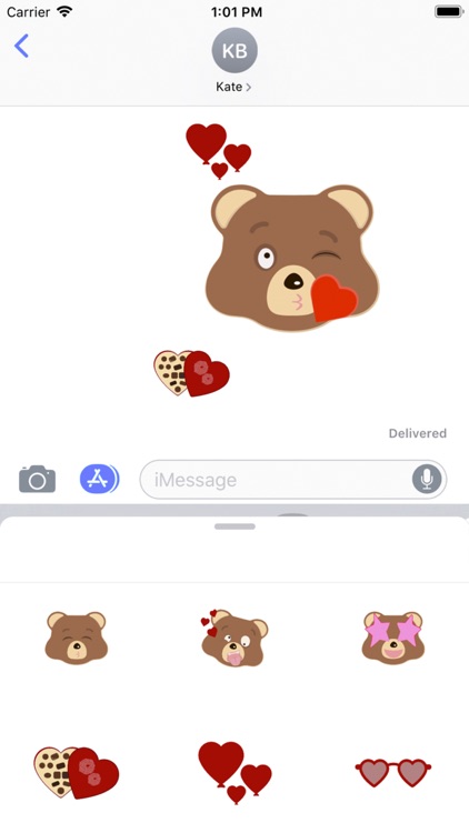 Valentine's Day Bear screenshot-4