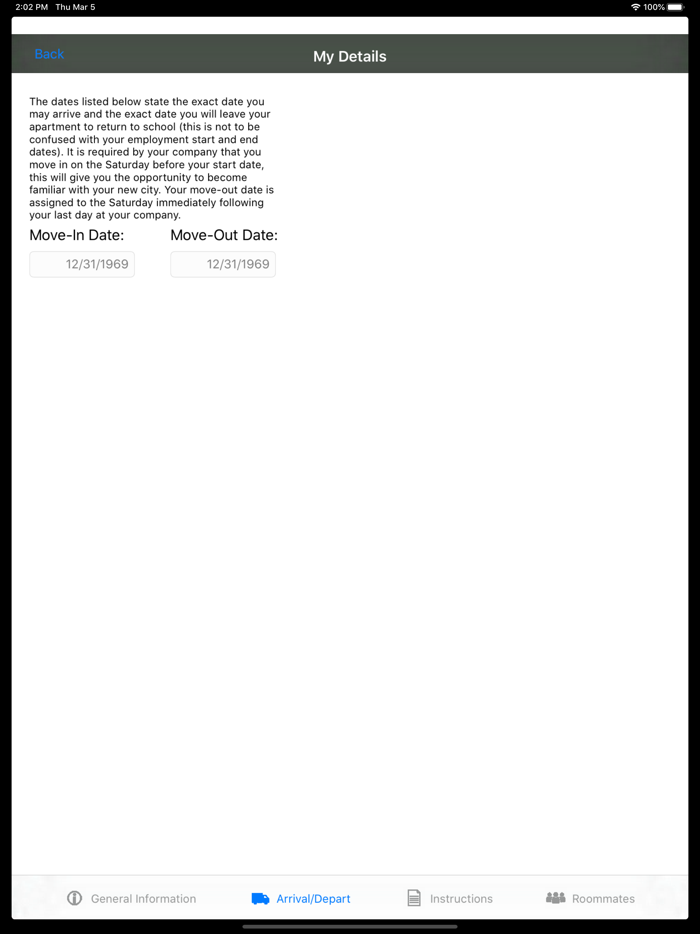 Relocation Today Intern App