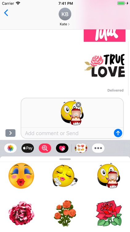 Valentine Love Emojis screenshot-5