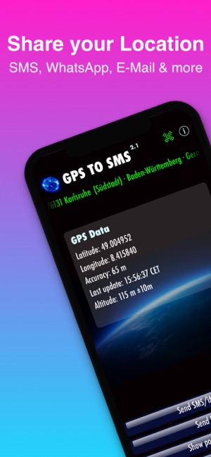 GPS to SMS 2 - Try it!