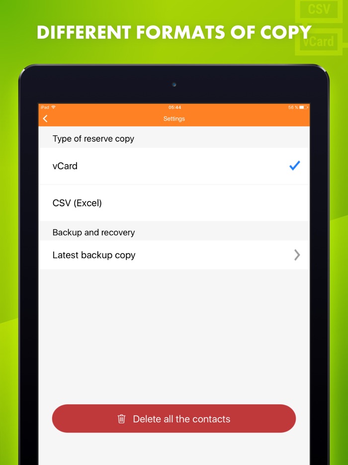 Contacts Cleaning Manager