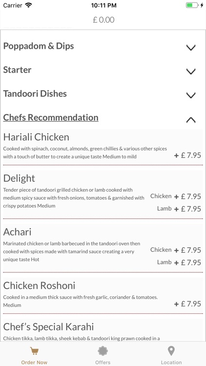 Mizaans Indian Takeaway Online