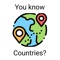 This is the best opportunity to learn All Countries with flags, capitals and locations