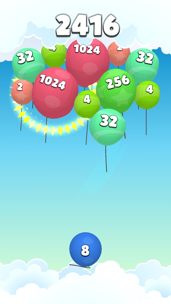 2048 Balloons 3D