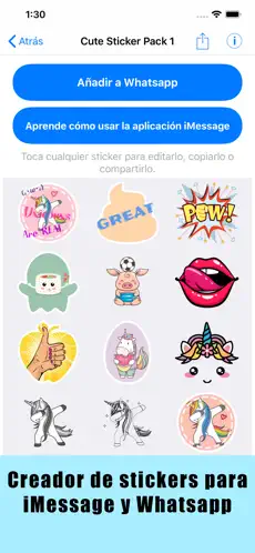Captura de Pantalla 2 Crear Stickers Personal iphone