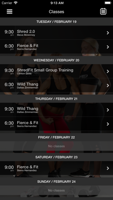 Shred Fit Academy screenshot 3