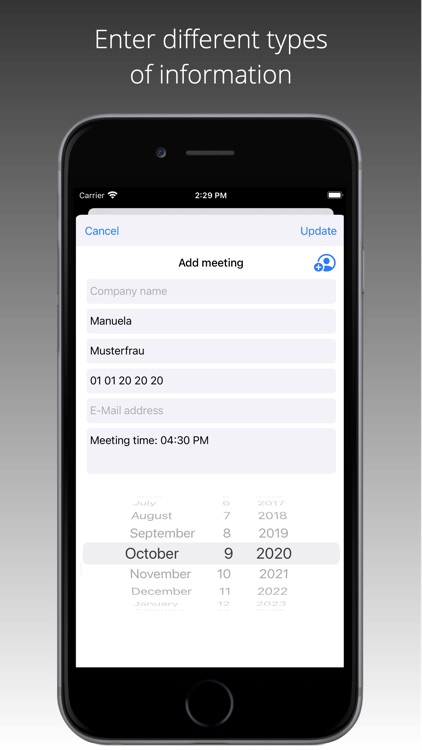 Contact Diary - Meetings Log screenshot-5