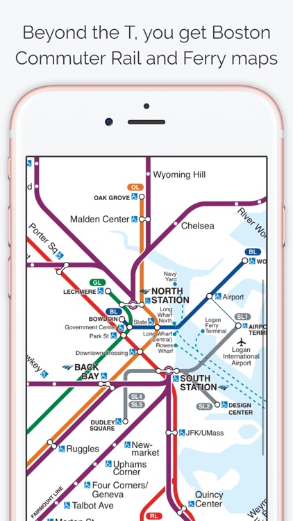 Boston Subway Map - The T