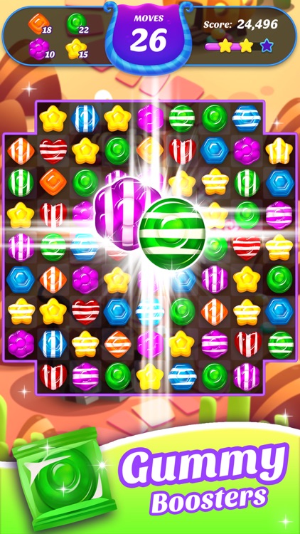 Gummy Candy Blast!Match 3 Game