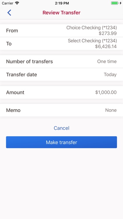Bank of Albuquerque Mobile screenshot-3