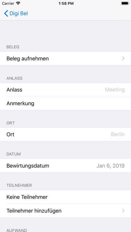 KrDi digitale Belege