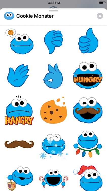 Cookie Monster Stickers