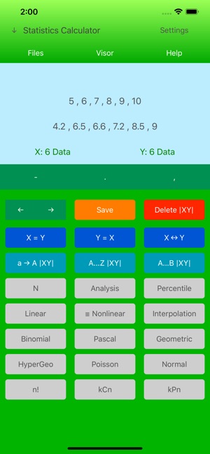 Statistics Calc.