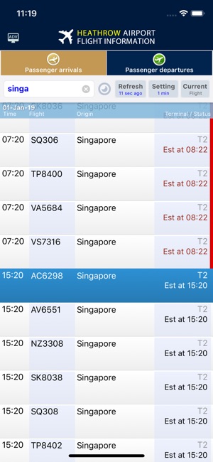 Heathrow Flight Info.(圖2)-速報App