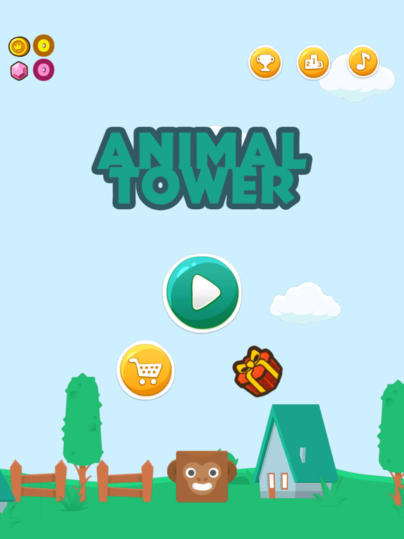 Screenshot #4 pour Animal Tower Game