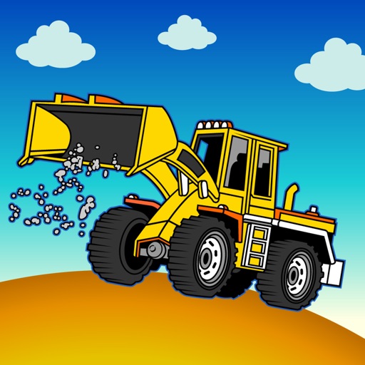 Truck jigsaw puzzle for kids.