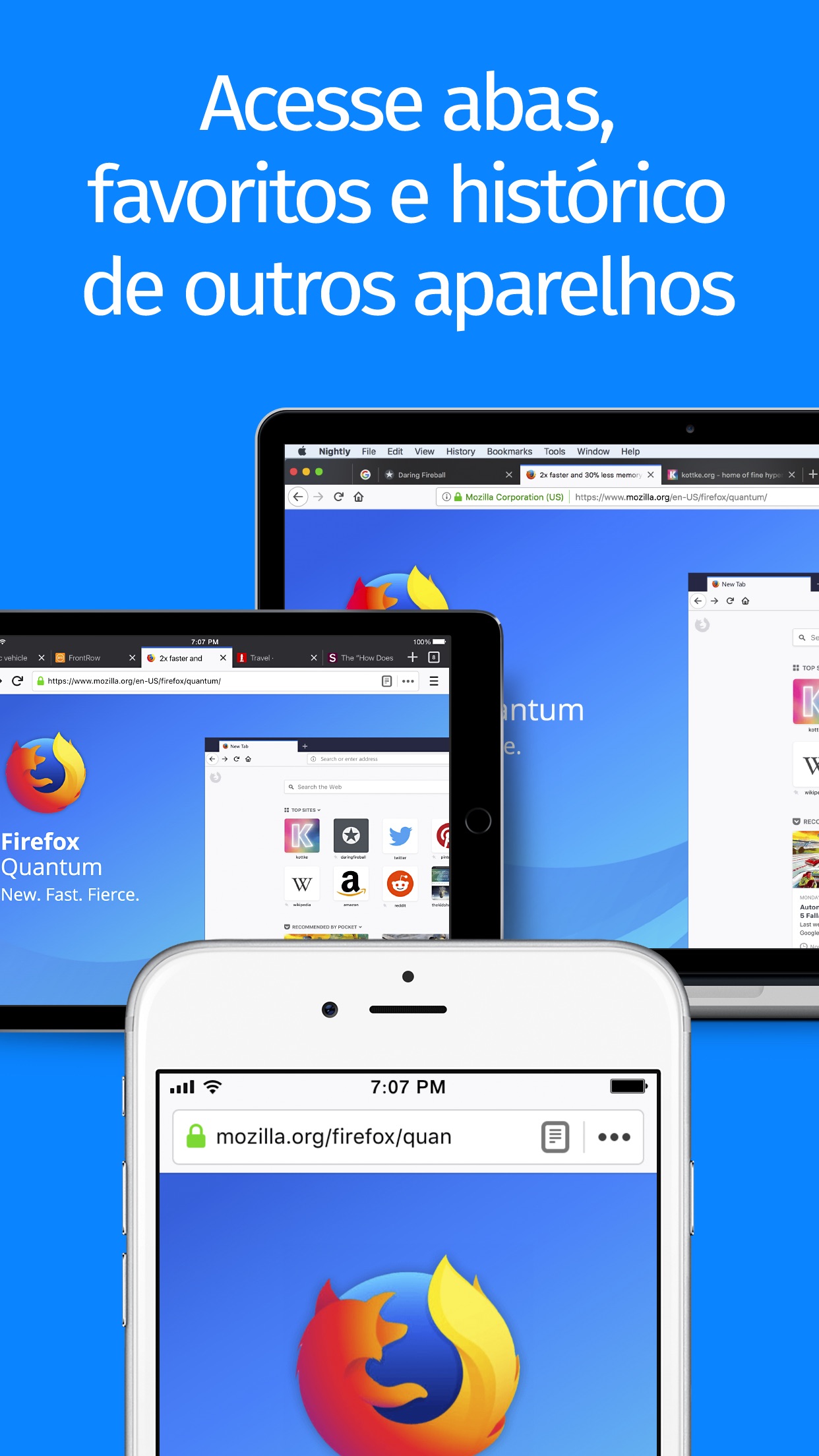 Screenshot do app Navegador web Firefox
