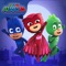 Catboy, Gekko and Owlette are on a night-time adventure in this PJ Masks game app