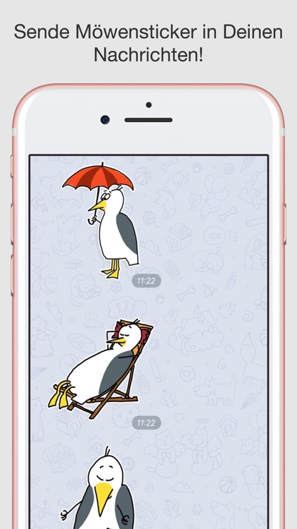 Steinmöwen Sticker screenshot-3