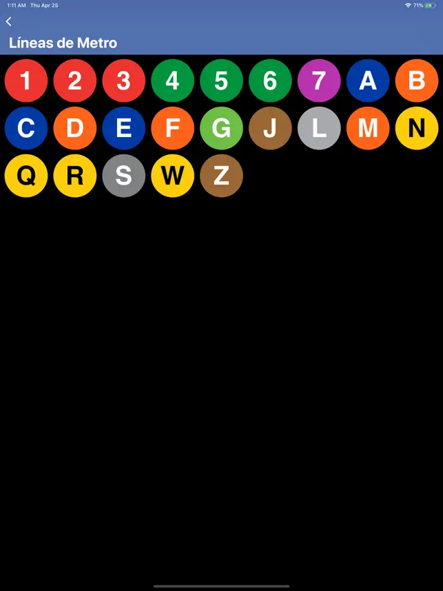 Captura de Pantalla 1 Nueva York Metro Mapa desconec iphone