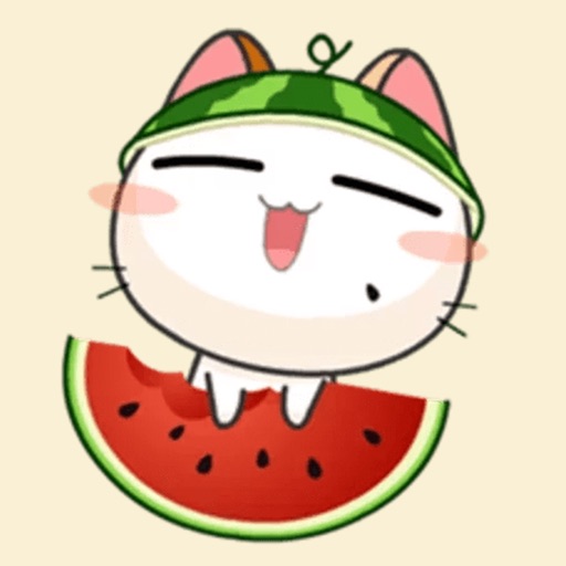 Japanese Kitty stickers pack icon