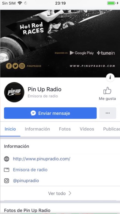 Pin Up Radio screenshot 2