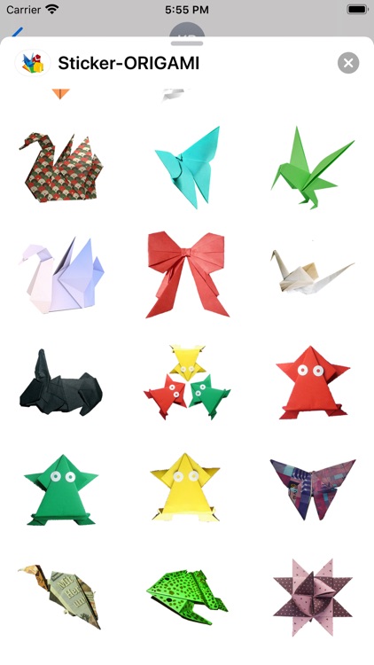Sticker ORIGAMI