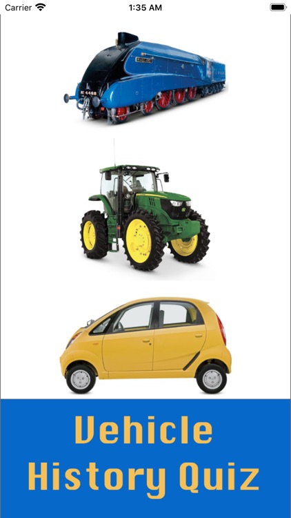 Vehicle History Quiz
