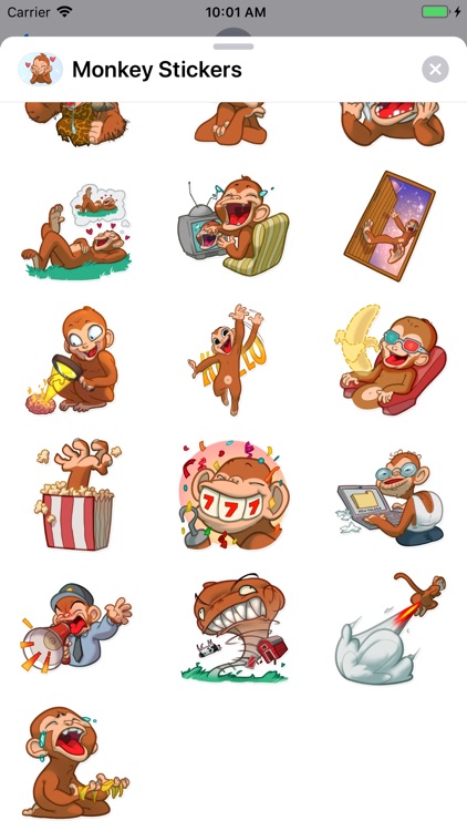 Monkey Stickers screenshot-4