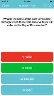 hadith quiz iphone screenshot 3