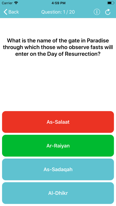 Hadith Quiz screenshot 3