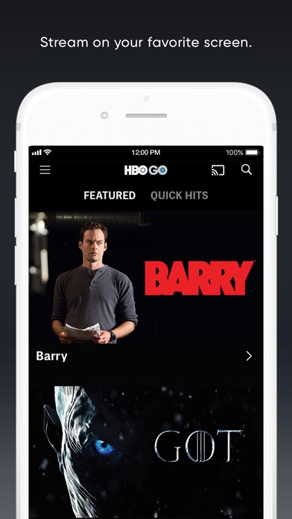 HBO GO: Stream with TV Package