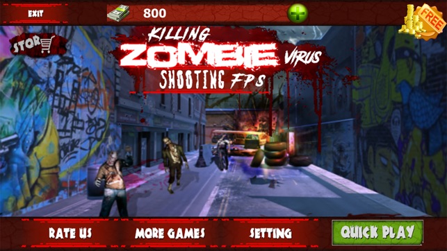 Zombie Shooting 3D City War