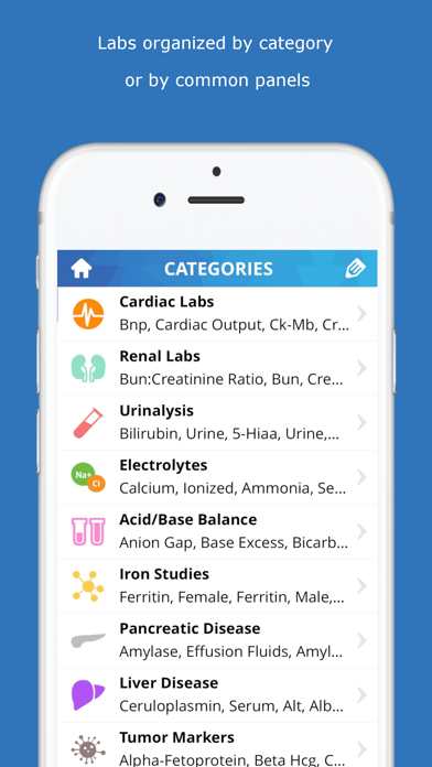 Lab Values Pro - #1 Rated Medical Reference App Screenshot 1