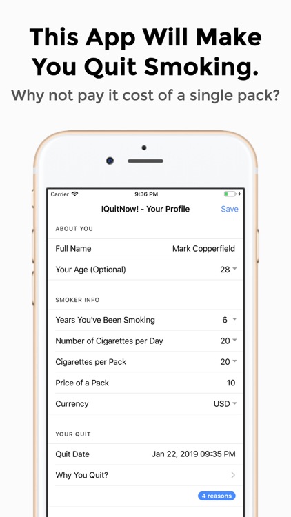 IQuitNow: Quit Smoking screenshot-5