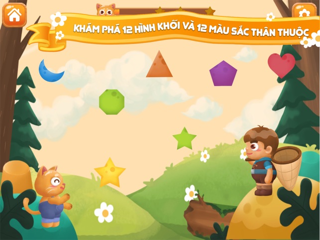 Học Hình Dạng & Màu Sắc Vkids