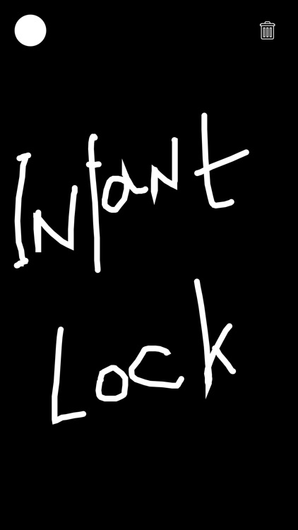 Infant Lock - black screen