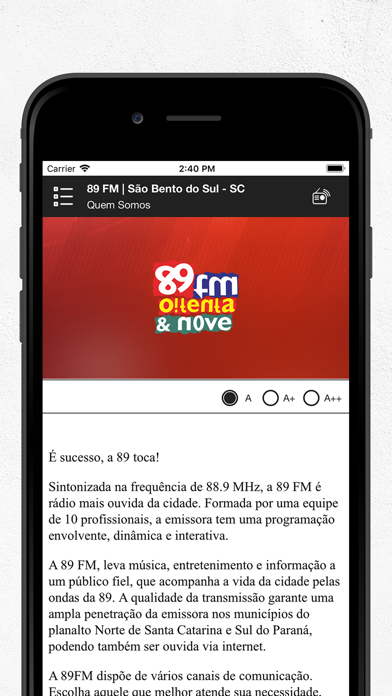 How to cancel & delete 89 FM | São Bento do Sul - SC from iphone & ipad 4