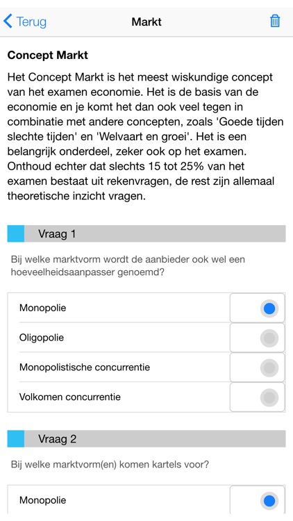 Examentraining Havo Economie