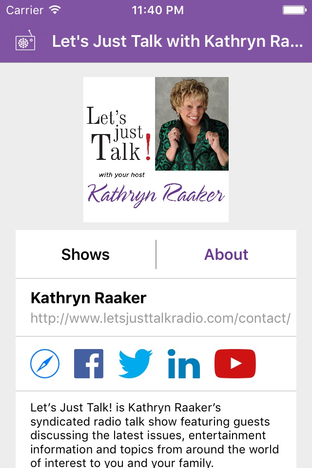 Just Talk with Kathryn Raaker screenshot 3
